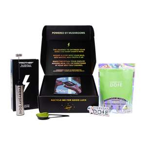 30 raciones de Matcha de Hongos + Kit de Inicio GRATIS